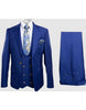 Rossiman Men’s Royal Blue Slim Fit Suit – Sophisticated Double-Breasted Design 2 SKU#58645  - from alligatorwarehouse.com
