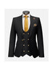 Rossi Man Men’s Black Slim Fit Suit – Double-Breasted Modern Classic 2 SKU#58660  - from alligatorwarehouse.com