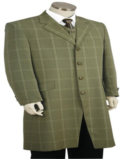 Men's Striped Pattern Single Breasted Suit 1 9Z-8642  - from alligatorwarehouse.com