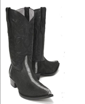 los-altos-mens-black-stingray-with-full-rowstone-finish-snip-toe-boots