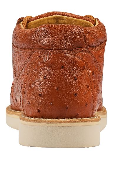 Men's Wild West Boots Caiman and Ostrich Skin Shoe 2ZA050203 5 2ZA050203-060  - from alligatorwarehouse.com