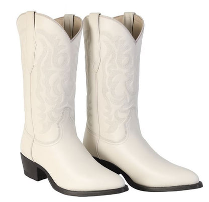 los_altos_men's_winter_white_genuine_elk_leather_j_toe_boots