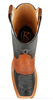 Men's King Exotic Boots Genuine Leather With Saddle Vamp Handcrafted  Black & Brown  (48112705-2) 3   - from alligatorwarehouse.com