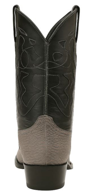 mens-king-exotic-snip-toe-sharkskin-boots-handcrafted-gray