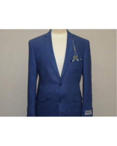 Linen Suit - Mens Summer Suits Indigo ~ cobalt blue ~ Teal New blue Color - Beach Wedding 3 FT-4370  - from alligatorwarehouse.com