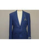 Linen Suit - Mens Summer Suits Indigo ~ cobalt blue ~ Teal New blue Color - Beach Wedding 3 FT-4370  - from alligatorwarehouse.com