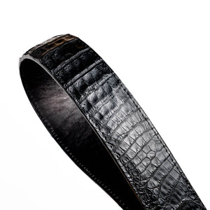 Marco Di Milano Iowa Black Leather Belted Loafer