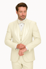 Off White Italian Wool 3-Piece Modern Fit Tuxedo 6   - from alligatorwarehouse.com
