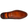 Marco Di Milano John Brandy Shoes Exotic Caiman Crocodile / Woven Leather Dress Oxfords 5 JOHN_CAIMAN FUSCUS_BRANDY_8  - from alligatorwarehouse.com