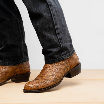 Marco Di Milano Kansas Cognac Round Toe Cowboy Boots 10   - from alligatorwarehouse.com