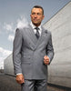 Statement Suit - Statement Italy Suit - Wool Suit - Statement Men's 2 Piece 100% Wool Fashion Suit - Pinstripe 2 MV-9540  - from alligatorwarehouse.com