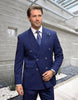 Statement Suit - Statement Italy Suit - Wool Suit - Statement Men's 2 Piece 100% Wool Fashion Suit - Pinstripe 3 MV-9540  - from alligatorwarehouse.com