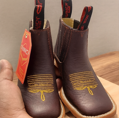 Kids Cowboy Boots Square Toe