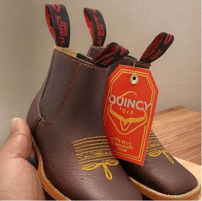 Kids Cowboy Boots Square Toe