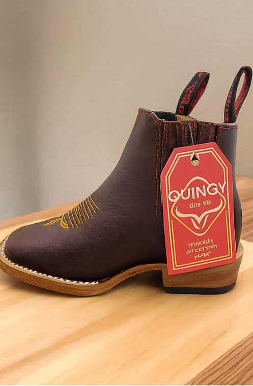 Kids Cowboy Boots Square Toe