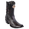 Men's King Exotic Original Lizard Skin Dubai Style Short Boots 479B07 5 479B0705-060  - from alligatorwarehouse.com
