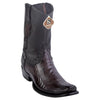 Men's King Exotic Original Ostrich Leg Skin Dubai Style Short Boots 479B05 2 479B0505-060  - from alligatorwarehouse.com