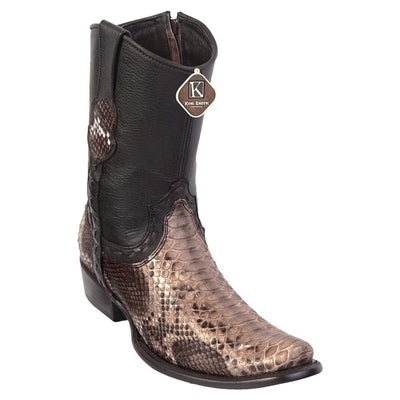 Men's King Exotic Original Python Skin Dubai Style Short Boots 479B57 4 479B5705-060  - from alligatorwarehouse.com