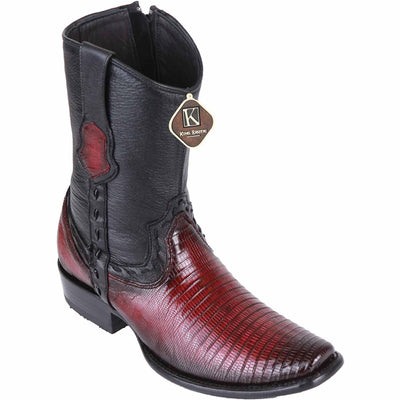 Men's King Exotic Original Lizard Skin Dubai Style Short Boots 479B07 6 479B0705-060  - from alligatorwarehouse.com
