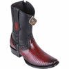 Men's King Exotic Original Lizard Skin Dubai Style Short Boots 479B07 6 479B0705-060  - from alligatorwarehouse.com