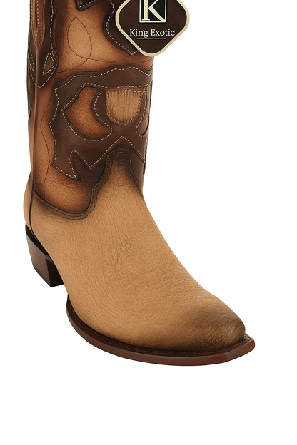King Exotic Men's Shark Snip Toe Western Boots