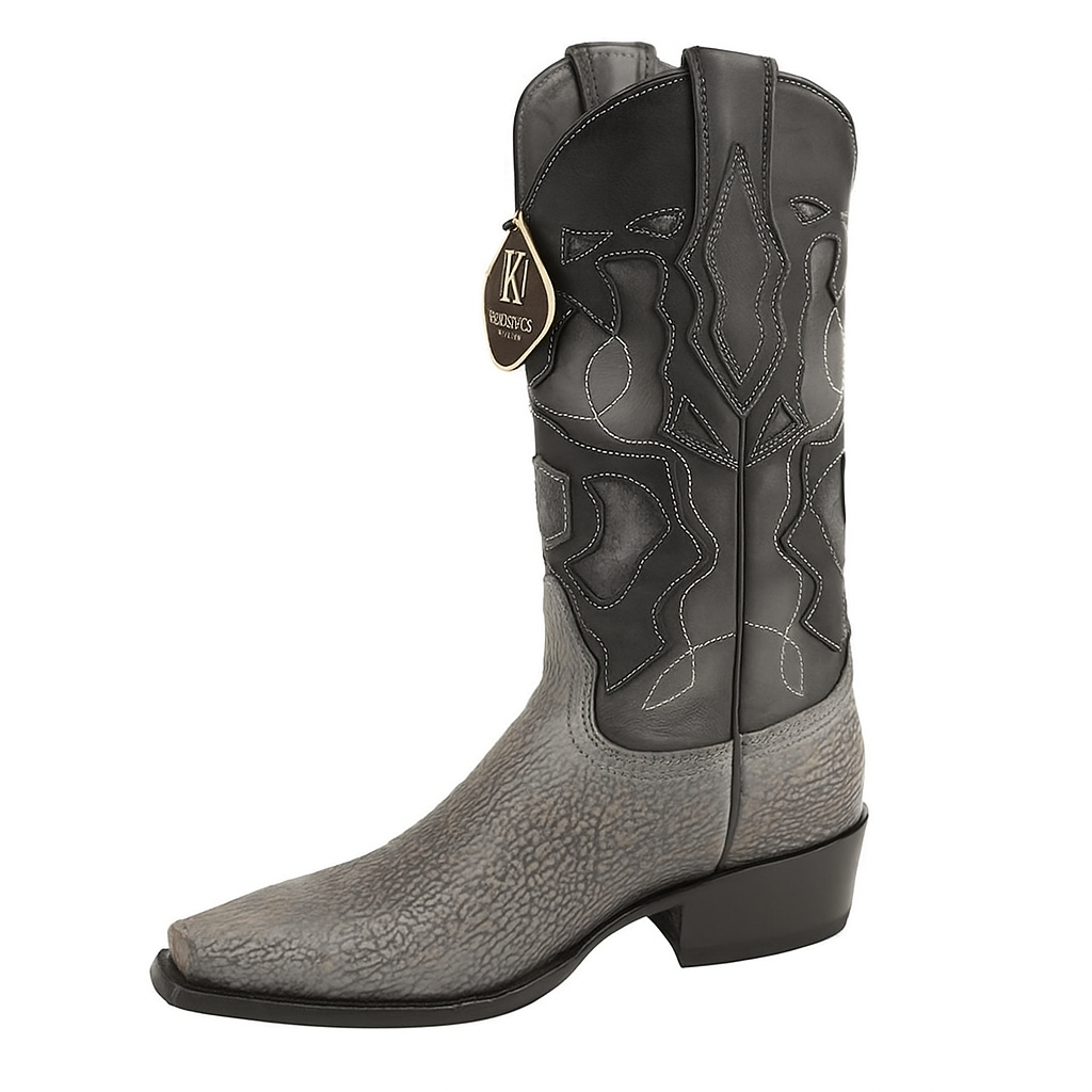 King Exotic Men's Shark Snip Toe Western Boots