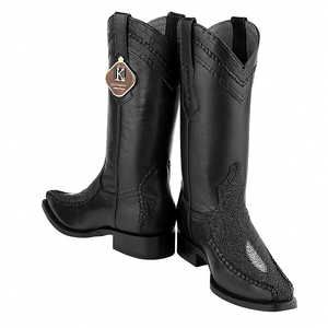 King Exotic Men's Stingray Single Stone European Toe Boot