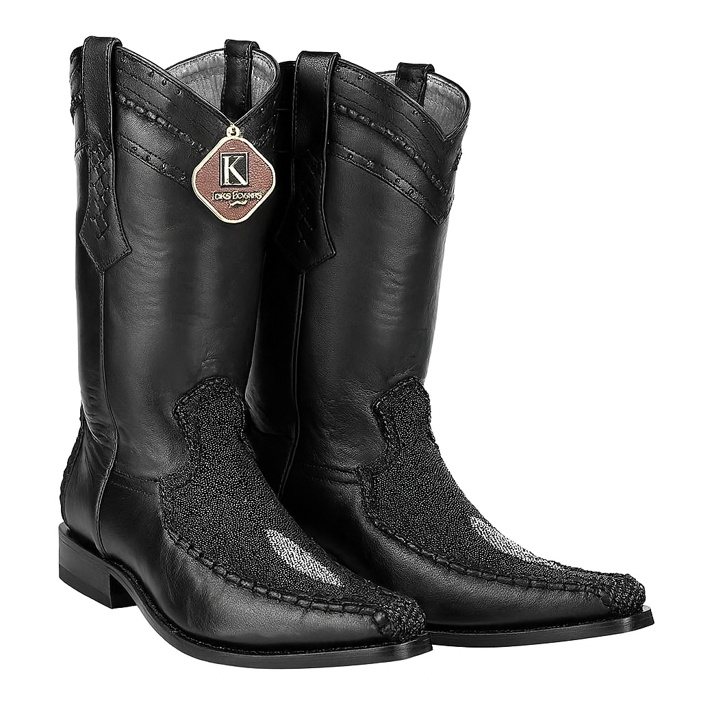 King Exotic Men's Stingray Single Stone European Toe Boot