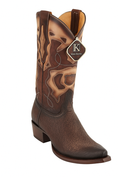 King Exotic Men's Shark Snip Toe Western Boots 17 -1  - from alligatorwarehouse.com