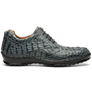 Marco Di Milano Kratos Gray Leather Luxury Shoe