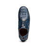 Marco Di Milano Kratos Men's Blue Jean Shoes Exotic Caiman Crocodile Sneakers 4 KRATOS_CAIMAN FUSCUS_BLUE JEAN_6  - from alligatorwarehouse.com