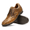 Marco Di Milano Kratos Men's Rustic Orix Shoes Exotic Caiman Crocodile Sneakers 3 KRATOS_CAIMAN FUSCUS_RUSTIC ORIX_6  - from alligatorwarehouse.com