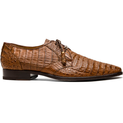 Marco Di Milano Lacio Bay Apache Caiman Crocodile Derby 1 LACIO_CAIMAN FUSCUS_BAY APACHE_8  - from alligatorwarehouse.com