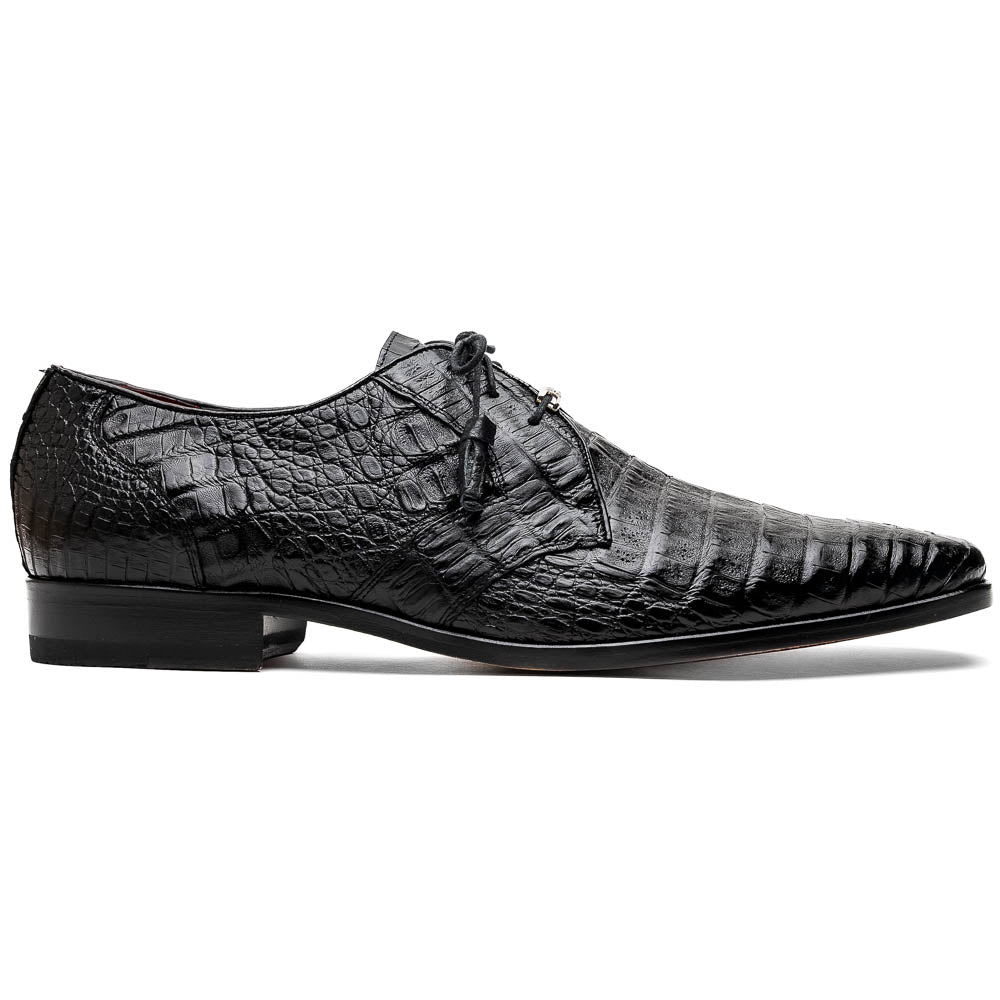 Marco Di Milano Lacio Caiman Crocodile Derby Black