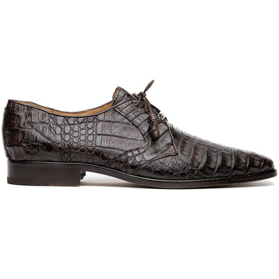 Marco Di Milano Lacio Brown Caiman Crocodile Derby 1 LACIO_CAIMAN FUSCUS_BROWN_8  - from alligatorwarehouse.com