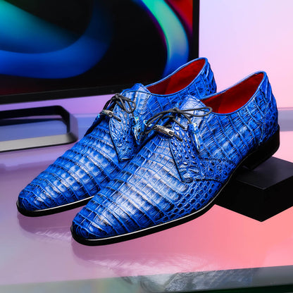 Marco Di Milano Lacio - Electric Blue Leather Loafers