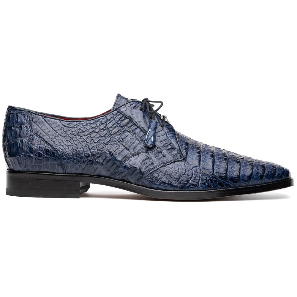 Marco Di Milano Lacio Caiman Crocodile Derby Navy