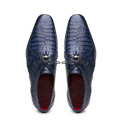 Marco Di Milano Lacio Navy Leather Dress Shoe