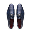 Marco Di Milano Lacio Navy Caiman Crocodile Derby 4 LACIO_CAIMAN FUSCUS_NAVY_13  - from alligatorwarehouse.com