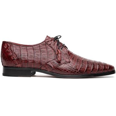 Marco Di Milano Lacio Wine Caiman Crocodile Derby 1 LACIO_CAIMAN FUSCUS_WINE_8.5  - from alligatorwarehouse.com