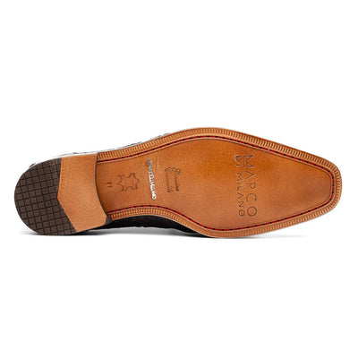 Marco Di Milano Lacio Wine Caiman Crocodile Derby 6 LACIO_CAIMAN FUSCUS_WINE_8.5  - from alligatorwarehouse.com
