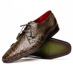 Marco Di Milano Lacio Caiman Crocodile Derby WoodGreen