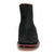 Los Altos Men's Boot Wide Square Toe Nobuck Black Leather Sole - Nobuck Black