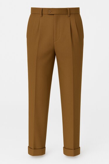 Mens Wide Leg Dress Pants in 10 Colors Pleated Slacks