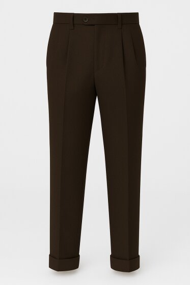 Mens Wide Leg Dress Pants in 10 Colors Pleated Slacks