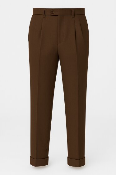 Mens Wide Leg Dress Pants in 10 Colors Pleated Slacks