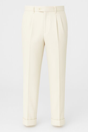 Mens Wide Leg Dress Pants in 10 Colors Pleated Slacks