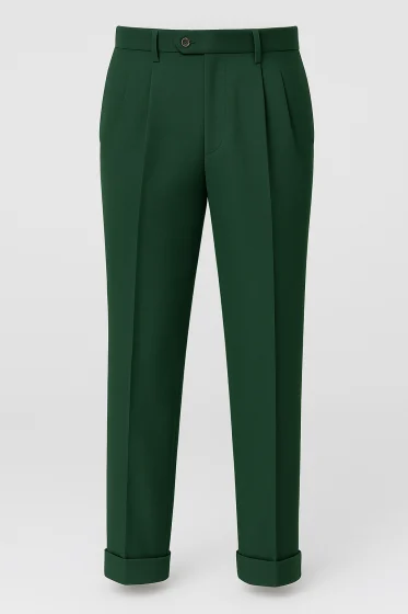 Mens Wide Leg Dress Pants in 10 Colors Pleated Slacks