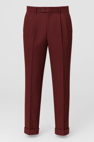 Mens Wide Leg Dress Pants in 10 Colors Pleated Slacks