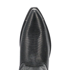 Laredo Men's Atlanta Lizard Print Leather J-Toe Boots - Peanut